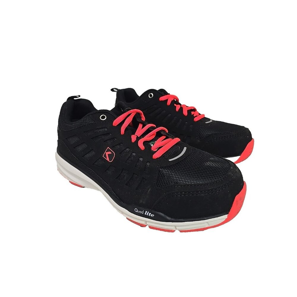 DAKOTA Women's Quad Lite Alum Toe Comp Plate Work Shoes 3602 Black Size 9M